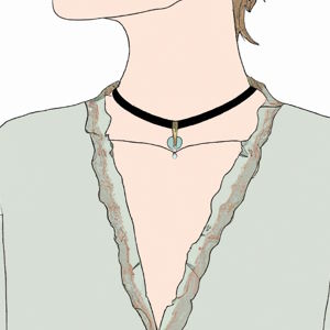 Damen Halskette mit Anhänger