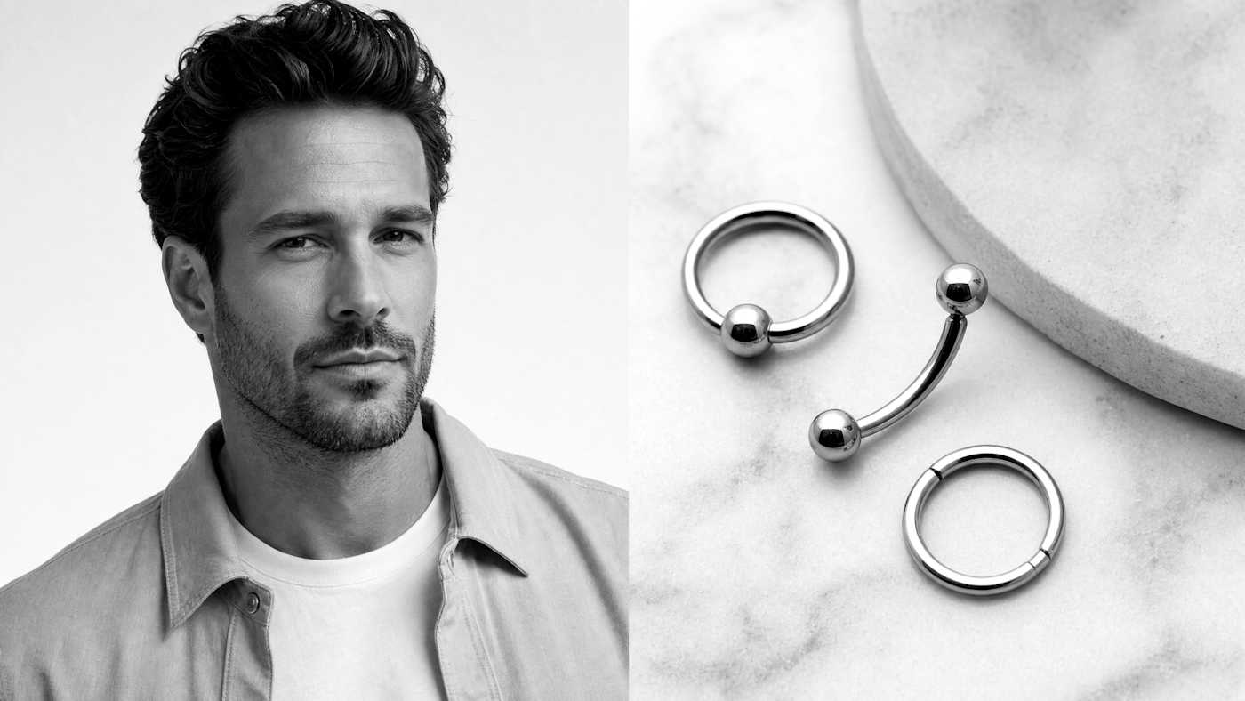 Hafada Piercing Schmuck | Hodensack Intimpiercing für Männer