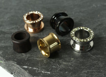 11 mm Flesh Tunnel und Ohr Plugs