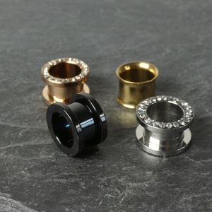 12 mm Flesh Tunnel und Ohr Plugs