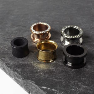 14 mm Flesh Tunnel und Ohr Plugs