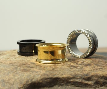 19 mm Flesh Tunnel und Ohr Plugs