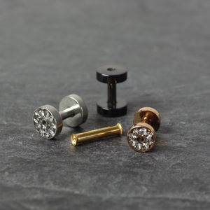 2 mm Flesh Tunnel und Ohr Plugs