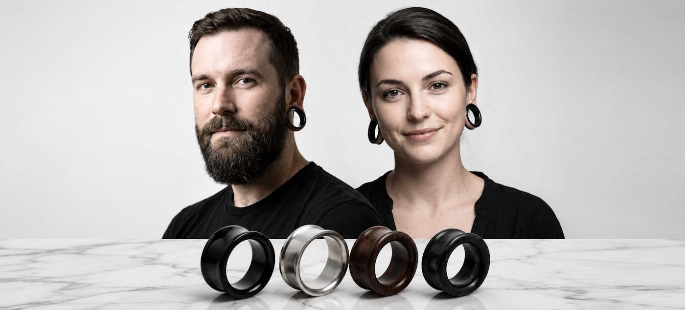 Sehr große 30mm bis 38mm Flesh Tunnel und Ohr Plugs