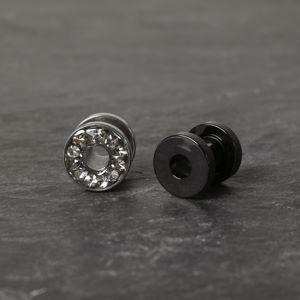 5 mm Flesh Tunnel und Ohr Plugs aus chirurgischem Edelstahl