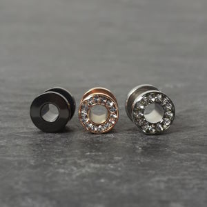 6 mm Flesh Tunnel und Ohr Plugs aus Titan