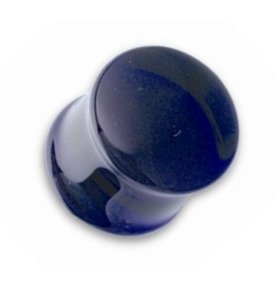 Ohr Plug - Glas - Blau