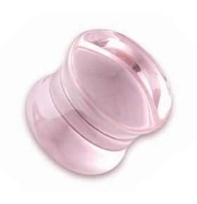 Ohr Plug - Glas - Pink