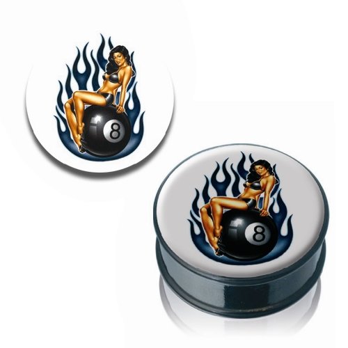 Pin Up Plug - 8-Ball Girl