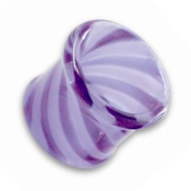 Glas Tunnel - Twist - Lila