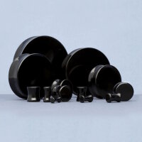 Ohr Plug Schwarz | Acryl | Double Flared