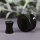 Ohr Plug Schwarz | Acryl | Double Flared