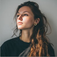 Stahl Ohr Flesh Tunnel | Gold | Dünn | 12 mm