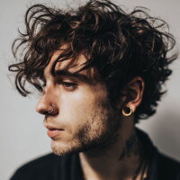 Stahl Ohr Flesh Tunnel | Gold | Dünn | 12 mm