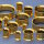 Stahl Ohr Flesh Tunnel | Gold | Dünn | 30 mm