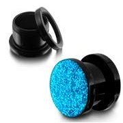 Glitzer Plug - Blau