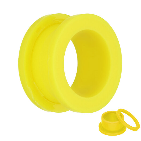 Flesh Tunnel - Kunststoff - Gelb