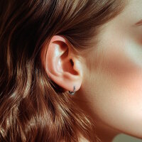 Klemmkugelring Piercing BCR | Silber | [13.] - 2.5 x 10 mm (Kugel: 5mm)