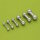 Barbell Piercing Stab Hantel | Silber | [17.] - 3.0 x 8 mm (Kugeln: 6mm)
