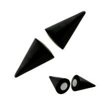 Magnet Fake Plug - Spitze - Schwarz