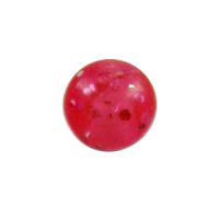 Piercing Ball - Acrylic - Glitter - Pink - with Screw