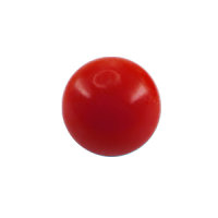 Piercing Kugel - Kunststoff - Rot