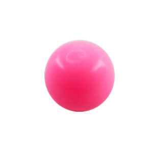 Piercing Kugel - Kunststoff - Pink