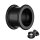 Titan Flesh Tunnel - Innengewinde - EXTRA LANG - Schwarz 12 mm