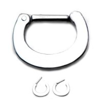 Septum Klicker - Stahl - Silber