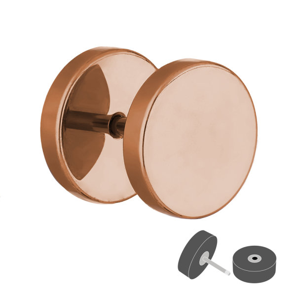 Piercing Fake Plug - Rosegold