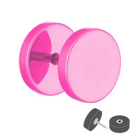 Piercing Fake Plug - Pink