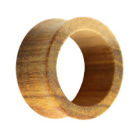 Holz Flesh Tunnel - Braun - Canary Wood