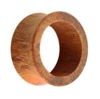 Holz Flesh Tunnel - Braun - Granadillo