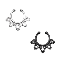 Fake Septum Piercing - Herz-Ornament