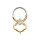 Septum Klicker - Ring - Gold - Kristall - Elegant