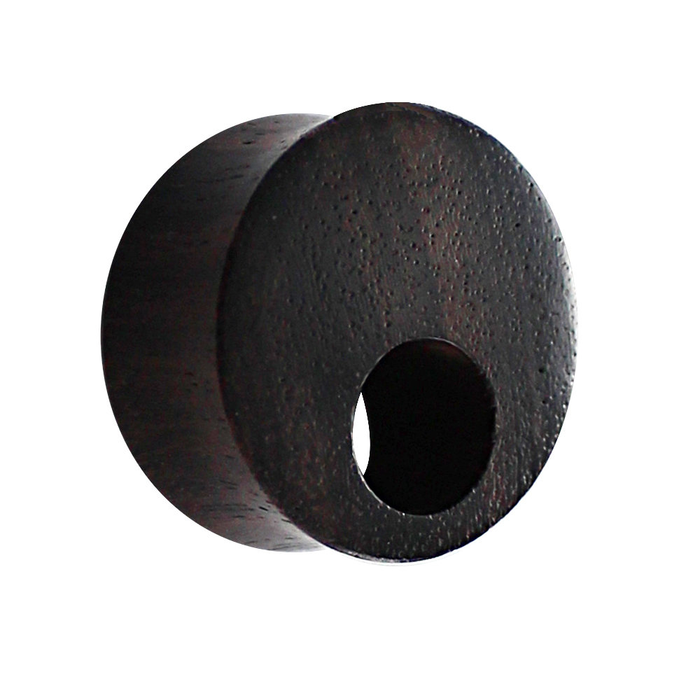 Fly Style Flesh Plug Aus Arang-Holz – Ohr Tunnel 10–20 Mm, Double Flared, Einzelstück