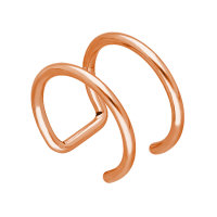 Ear Cuff - Rosegold - 2 Ringe