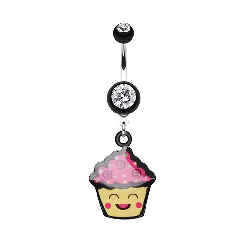 Piercing Banane - Cupcake - Schwarz