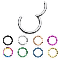 Segment Clicker Piercing Ring | Chirurgenstahl