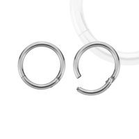 Segment Clicker Piercing Ring | Chirurgenstahl