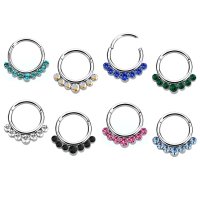 Segmentring Piercing - Klicker - Segmentklicker - Silber...