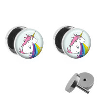 Motiv Fake Plug Set - Kotzendes Einhorn