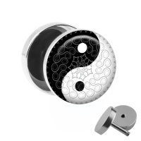 Motiv Fake Plug - Yin Yang - Ornamente