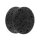 Lava Stein Ohr Plug | Flesh Tunnel Plug | Schwarz 10mm