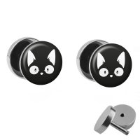 Motiv Fake Plug Set - Comic Katze