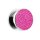 Ohr Plug - Silber - Glitter - Pink