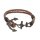 Anker Armband mit Lederarmband oder Nylonarmband