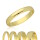 Ring - 925 Silber - Glänzend - 4 Breiten - Gold