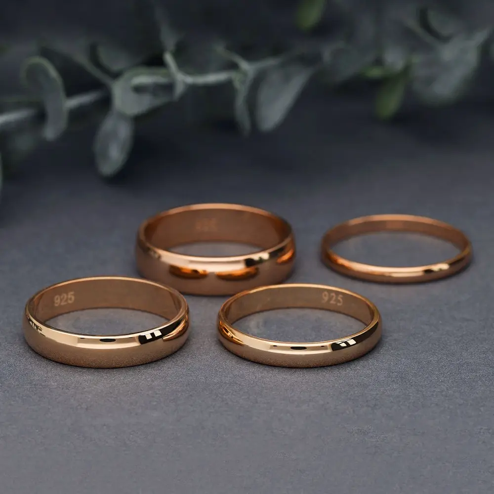 Ring 925 Silber in Roségold