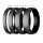 Ring - Edelstahl - 4 Breiten - Matt - Schwarz [29.] - Breite: 4mm - Ringgröße: 53